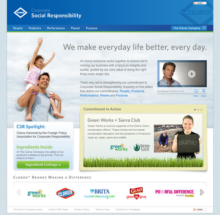 Clorox CSR Site